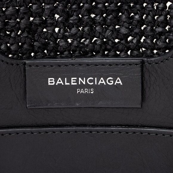 Balenciaga Raffia Striped Panier XS Tote - Picture 8 of 15